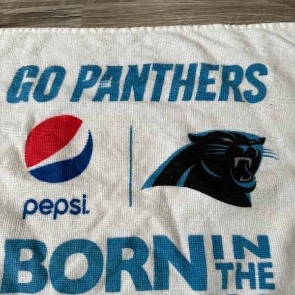 Carolina Panthers Pepsi NFL Football rally towel 
Measures 16”x14” no issues - Picture 4 of 7